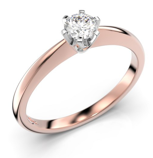 Festive Classic yksikivinen timanttisormus 128-020-PV