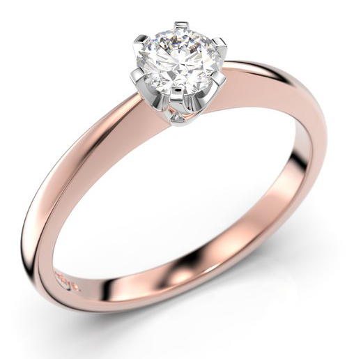 Festive Classic yksikivinen timanttisormus 128-030-PV