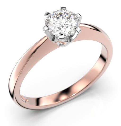 Festive Classic yksikivinen timanttisormus 128-050-PV