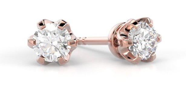 Festive Classic timanttikorvakorut 129-040K-PK