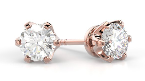 Festive Classic timanttikorvakorut 129-080K-PK