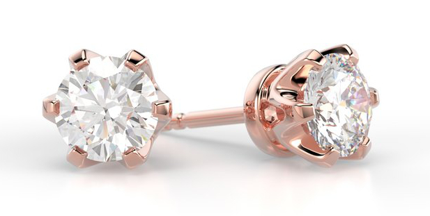 Festive Classic timanttikorvakorut 129-100K-PK