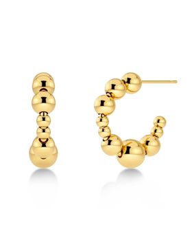 Edblad Sphere Hoops kullatut korvarenkaat 129491