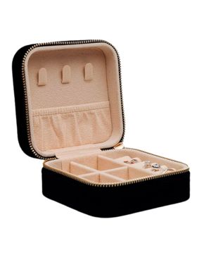 Lykka samettinen musta neliö korurasia