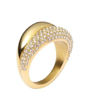 Mockberg Pavé daring kullattu sormus MB0209