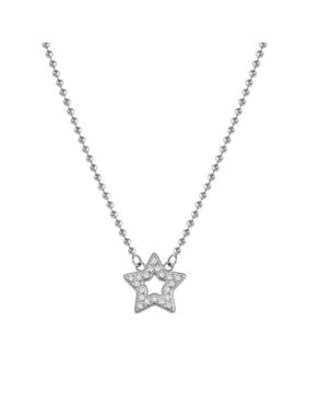 Nomination Soffio D'amore teräskaulakoru zirkonioilla Star 134001/023