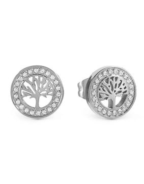 Nomination Soffio D'amore teräskorvakorut zirkonioilla Tree life 134002/017