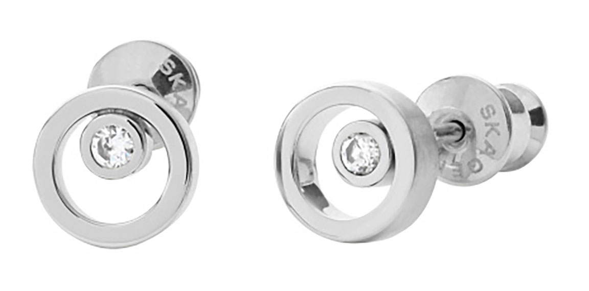 Skagen korvakorut Elin Crystal Circle Earrings SKJ0836040