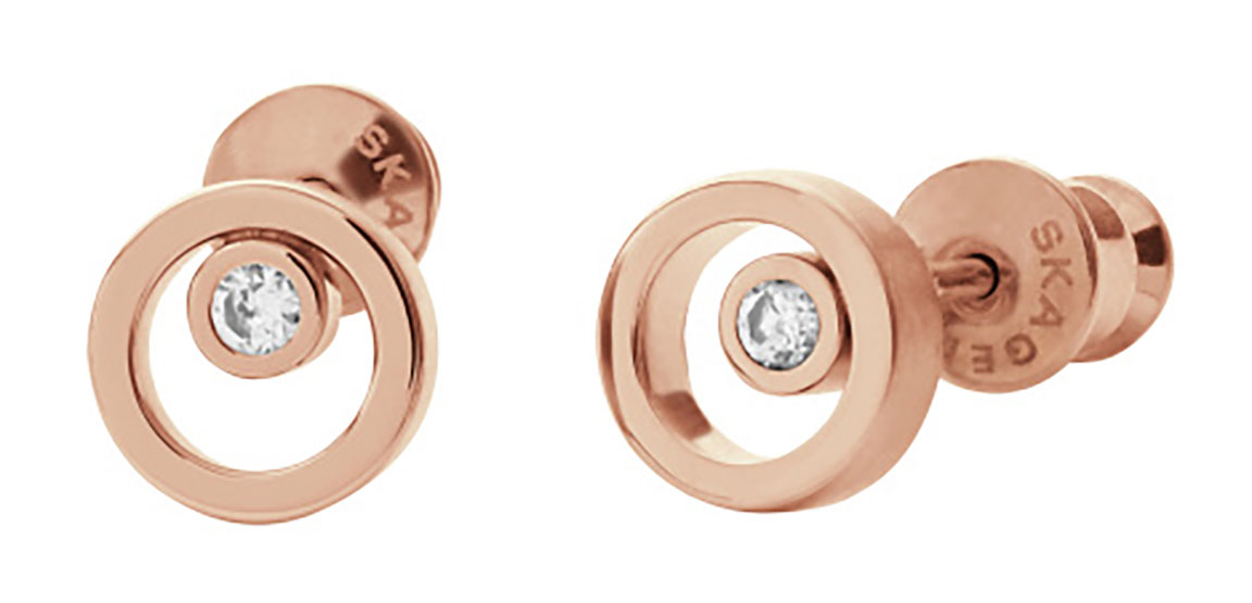 Skagen korvakorut Elin Crystal Circle Earrings SKJ0853791