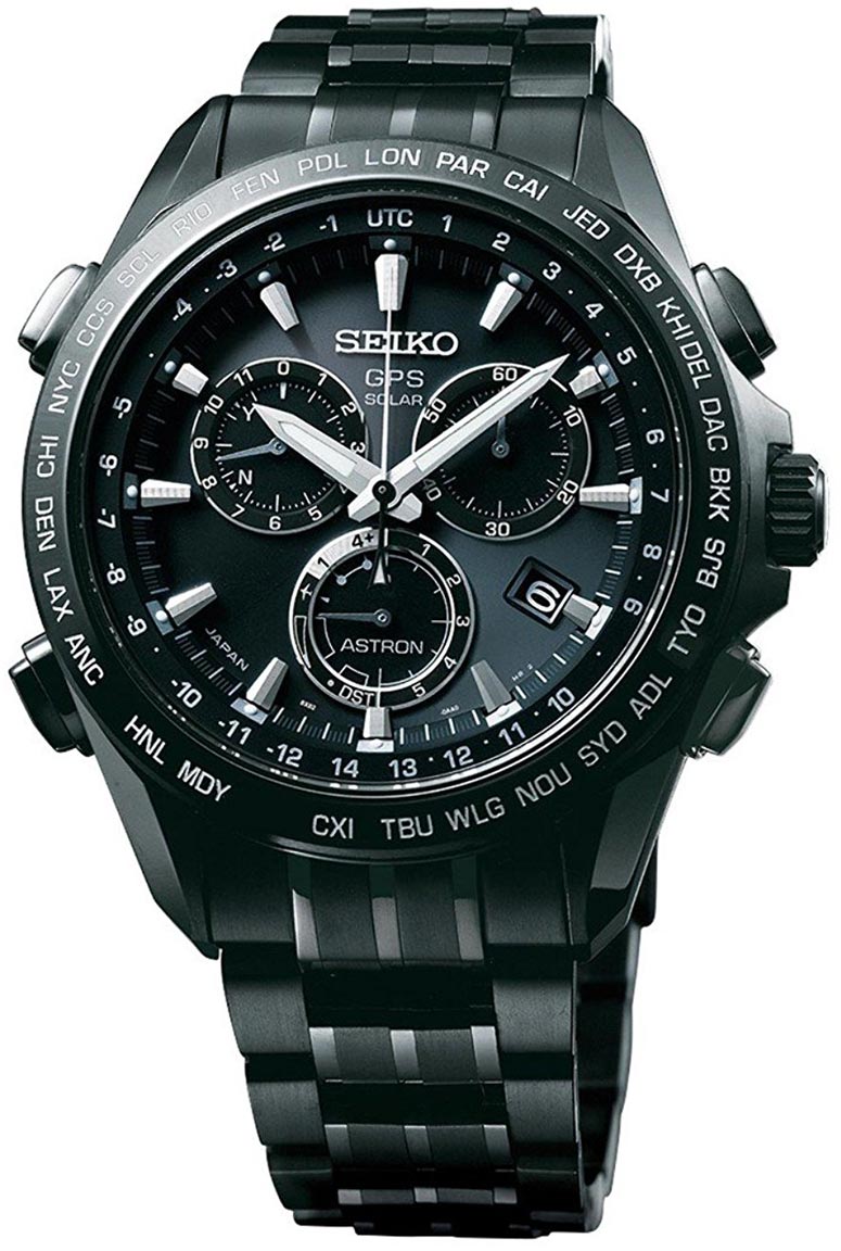 Seiko Astron SSE009J1 GPS Solar Titanium Chronograph