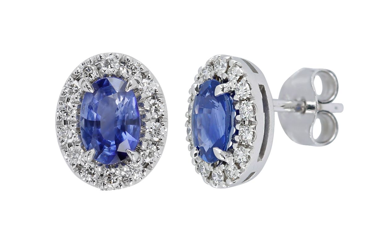 Kohinoor Olivia 0,28 ct safiiri-timanttikorvakorut 143-411VS-28