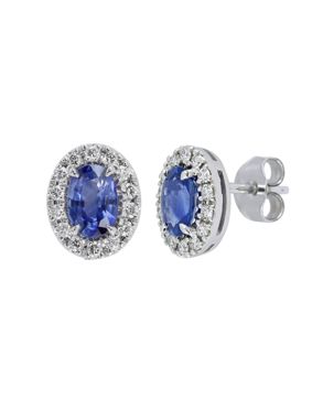 Kohinoor Olivia 0,28 ct safiiri-timanttikorvakorut 143-411VS-28