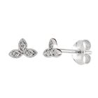 Kohinoor Swan timanttikorvakorut valkokulta 143-430V-06