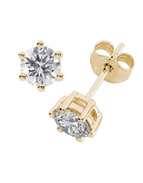 Kohinoor Theia kultaiset timanttikorvakorut 0.50 ct 143-460K-100L