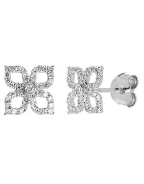 Kohinoor timanttikorvakorut valkokulta 143-9804V