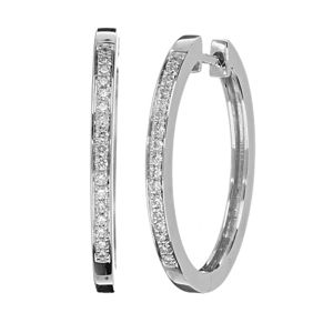 Kohinoor timanttikorvakorut valkokulta 143-9830V main product photo