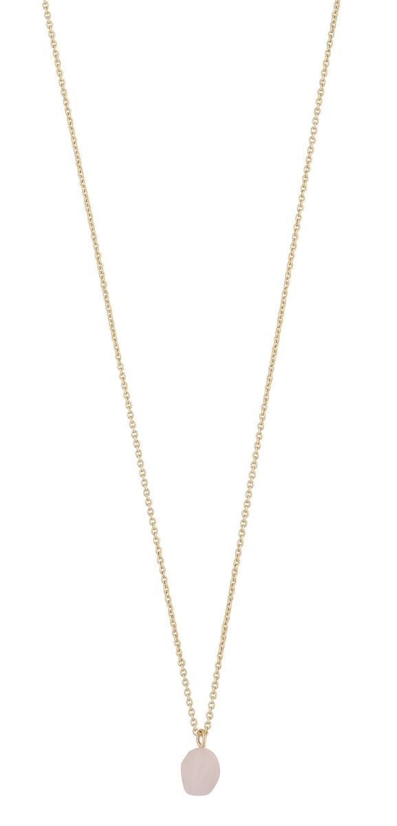 SNÖ of Sweden Sanna stone kulta light pink kaulakoru 1318-0345379