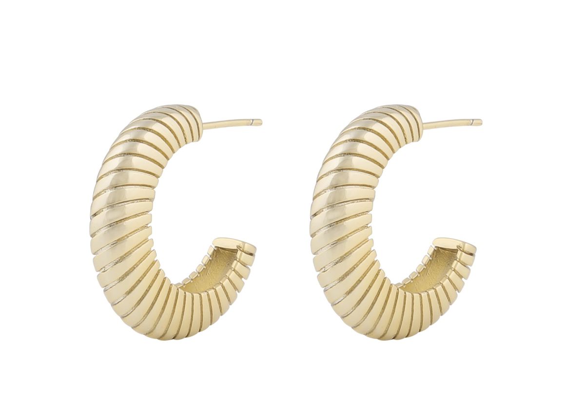 SNÖ of Sweden Dakota oval korvakorut plain g 1325-6900257