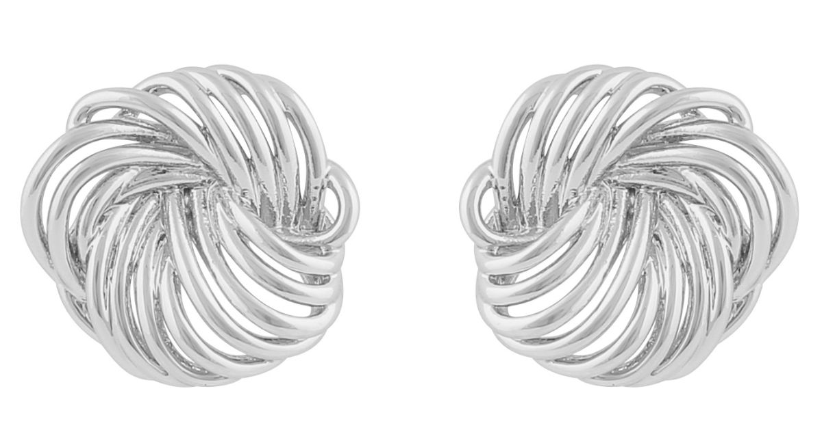 SNÖ of Sweden Dakota small round korvakorut plain s 1325-6200256