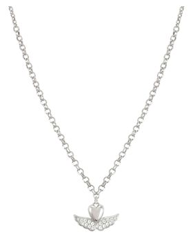 Nomination SWEETROCK edition ROMANCE kaulakoru Winged Heart silver 148022/068