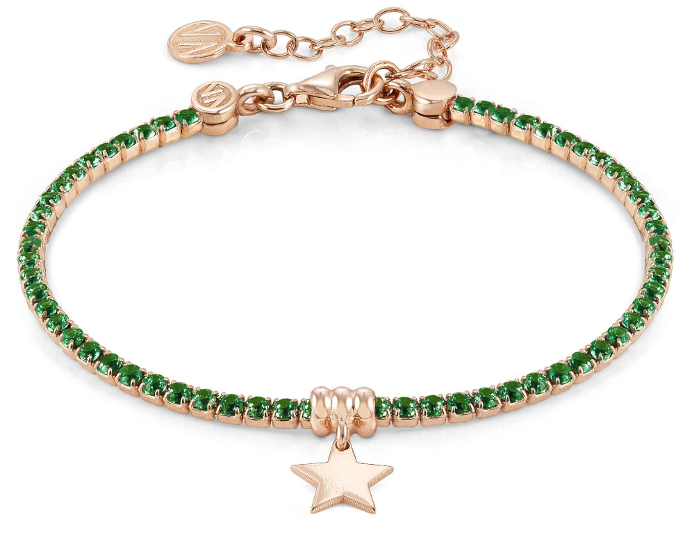 Nomination Chic & Charm rannekoru Ruusukulta vihreä tähti 148612/029
