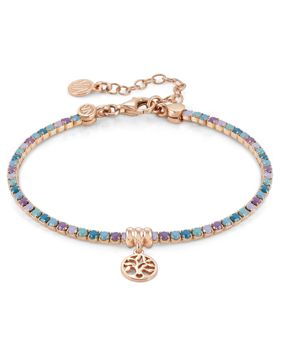 Nomination Chic & Charm rannekoru Ruusukulta monivärinen elämän puu 148612/033