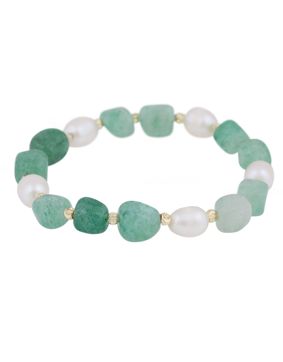 SNÖ of Sweden Hilma joustava rannekoru g/light green 1342-3200183