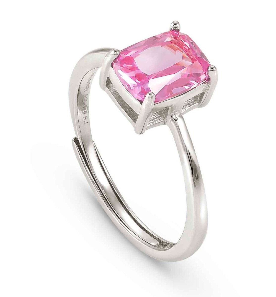 Nomination Color Wawe silver pink sormus yksikivinen sormus 149824/028