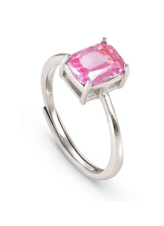 Nomination Color Wawe silver pink sormus yksikivinen sormus 149824/028