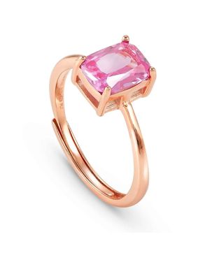 Nomination Color Wave rose gold yksikivinen sormus 149824/031