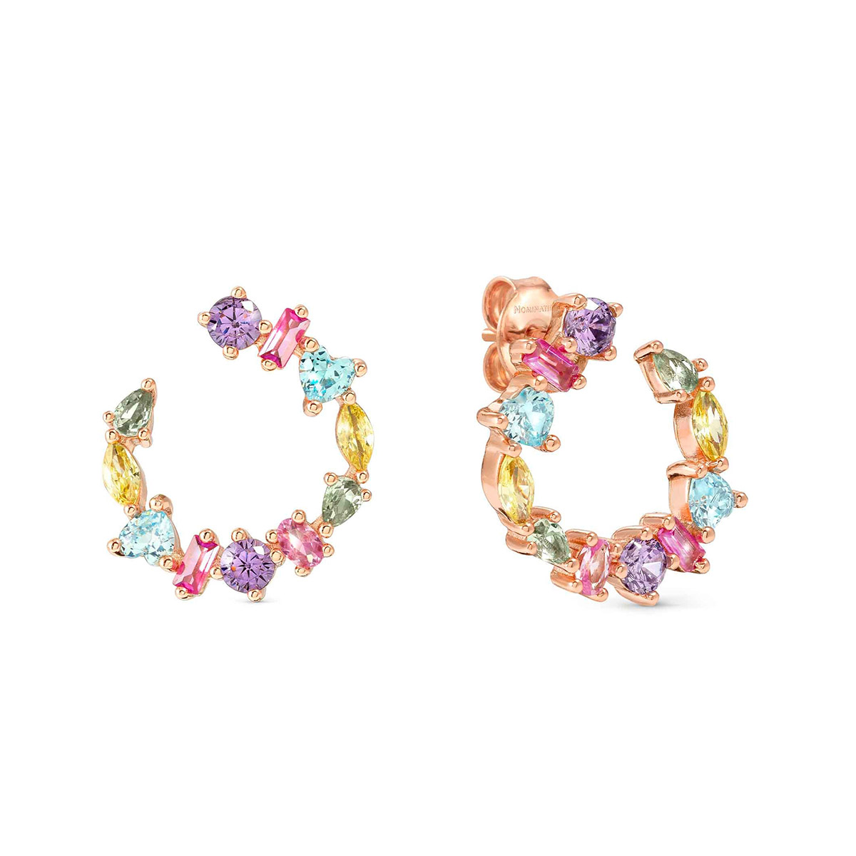 Nomination Colour Wave kullatut hopeakorvakorut 149888/063