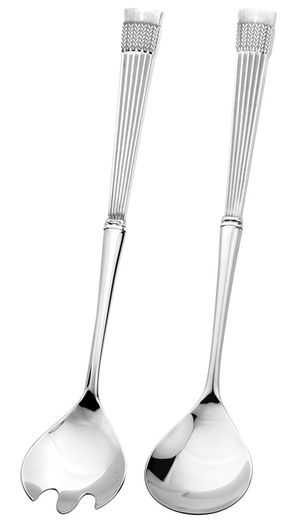 Tähkä Hopeiset Salaattiottimet