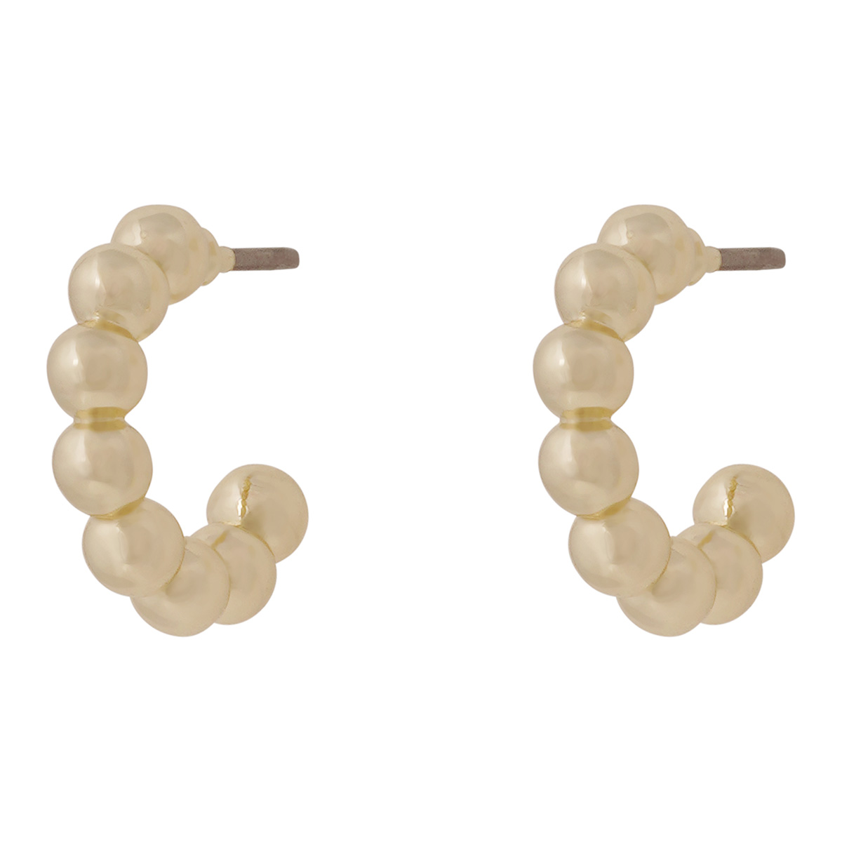 Snö of Sweden Bennet ovaalit kullatut korvakorut iso 1390-7000257