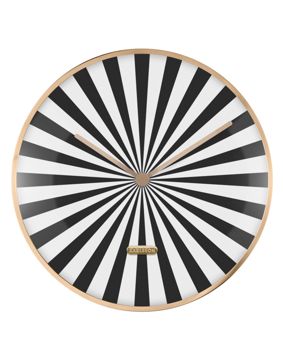 Karlsson seinäkello Candy Swirl Dome black & white KA6007BK