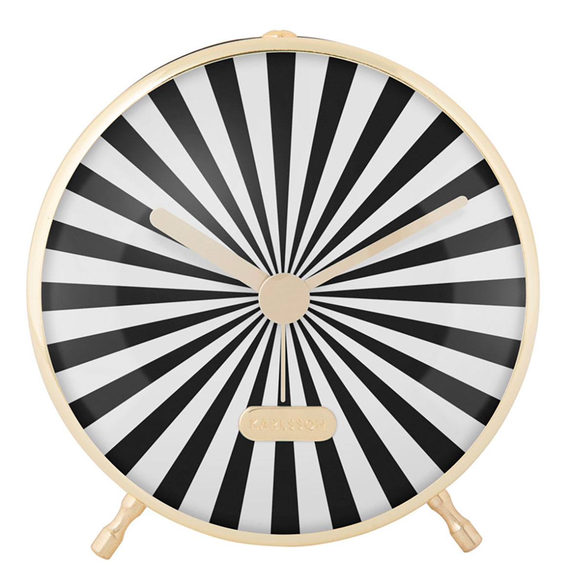 Karlsson herätyskello Candy Swirl black & white KA6008BK