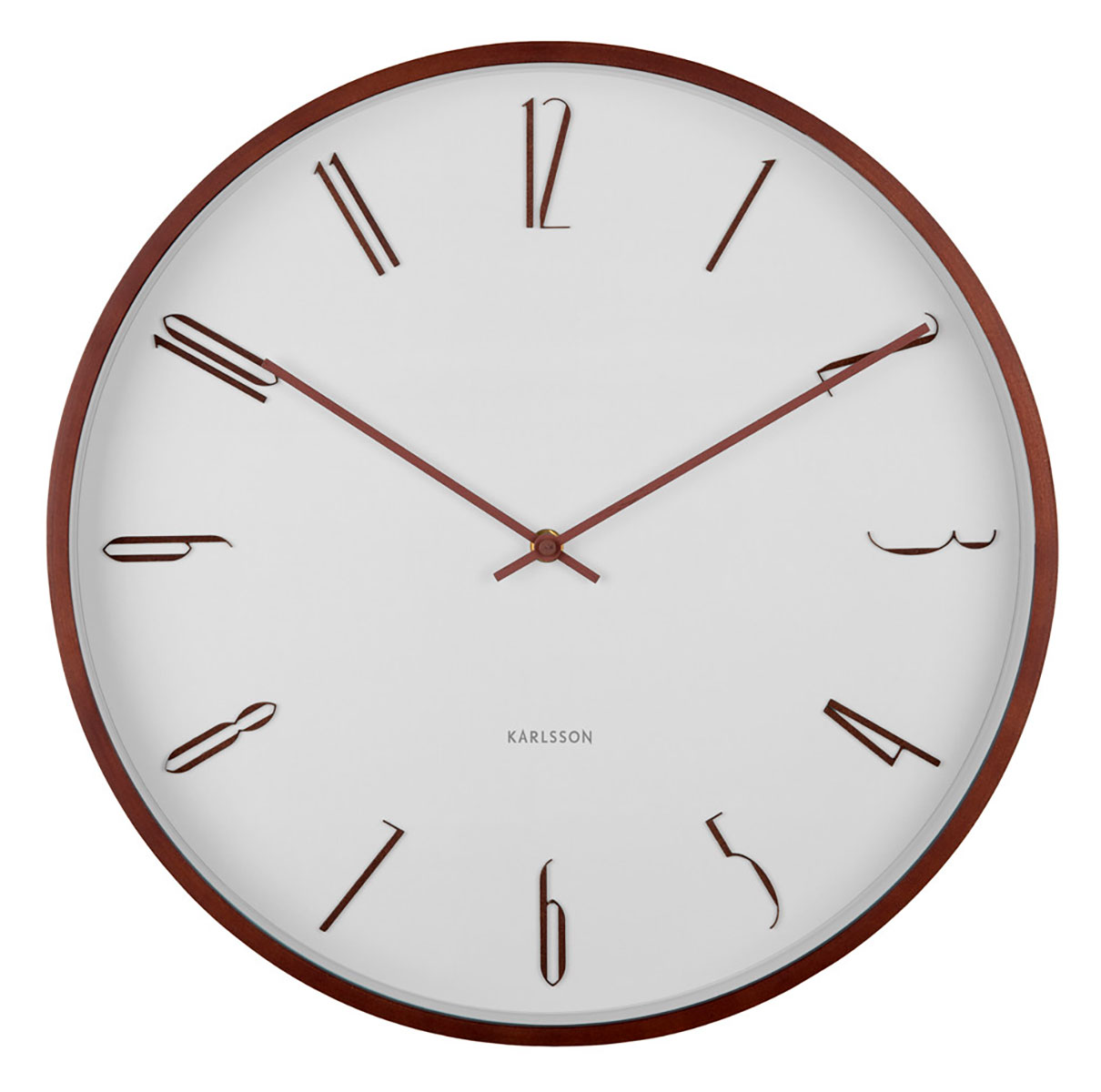 Karlsson seinäkello Scandia white KA6014WH