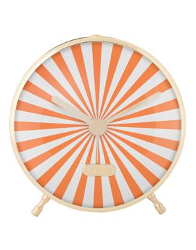 Karlsson herätyskello Candy Swirl bright orange & white KA6008OR