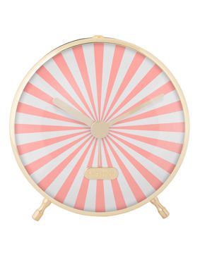 Karlsson herätyskello Candy Swirl flamingo pink & white KA6008PI