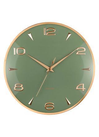 Karlsson seinäkello Sienna Glow jungle green KA6017GR