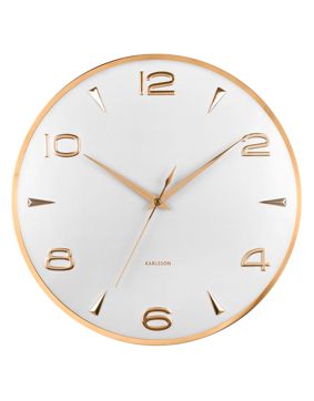 Karlsson seinäkello Sienna Glow white KA6017WH