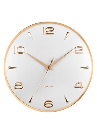 Karlsson seinäkello Sienna Glow white KA6017WH