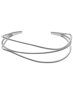 Skagen rannekoru Kariana Silver-Tone Wire Bracelet SKJ1124040