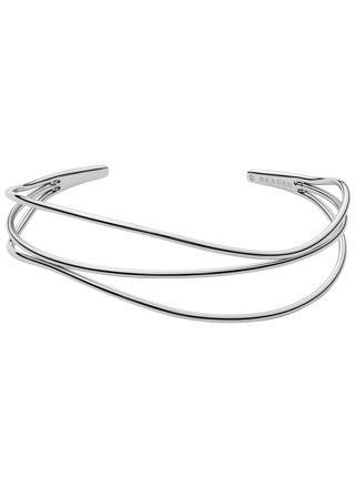 Skagen rannekoru Kariana Silver-Tone Wire Bracelet SKJ1124040