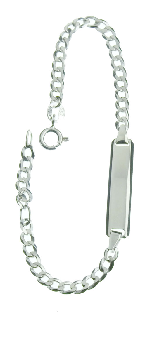 Hopea laattarannekoru lasten panssariketjulla R6/16