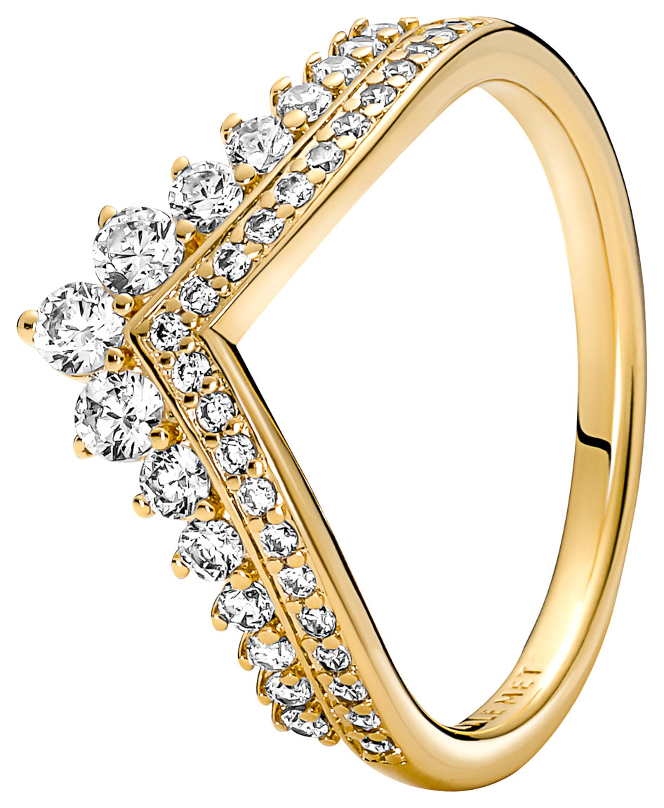 Pandora kullattu tiara sormus zirkonioilla 167736C01