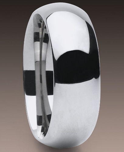 Bosie titanium / tungsten sormus 7,7mm TI&TU018