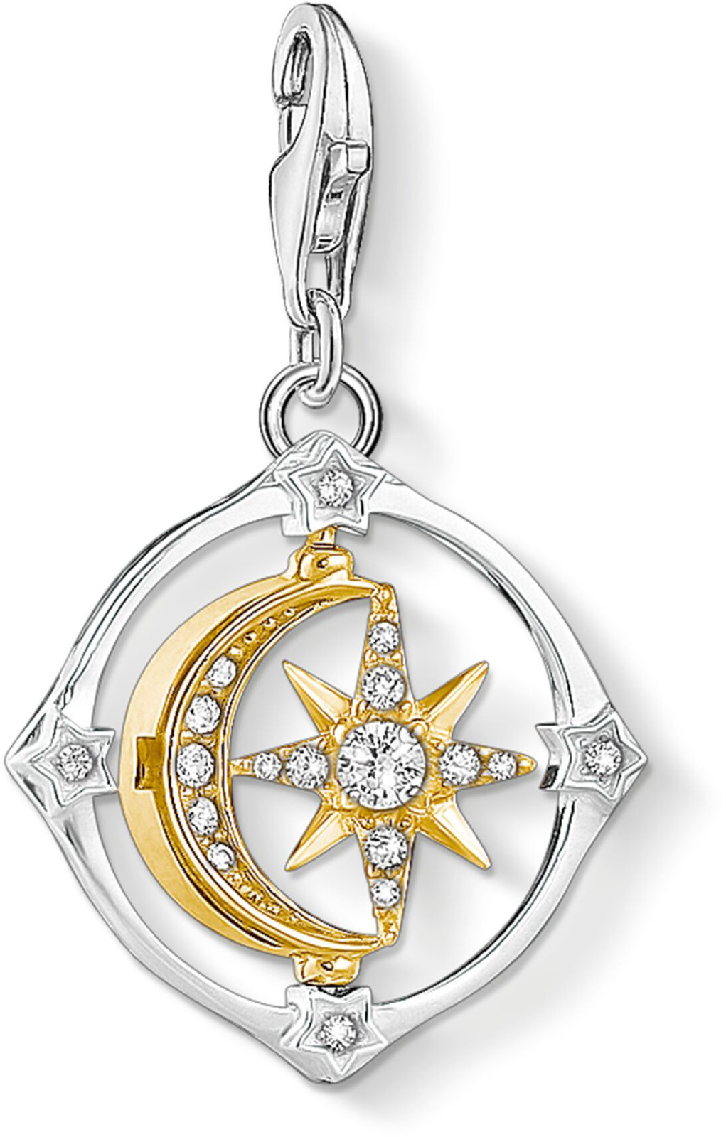 Thomas Sabo Charm club moveable moon & star hela 1815-414-7