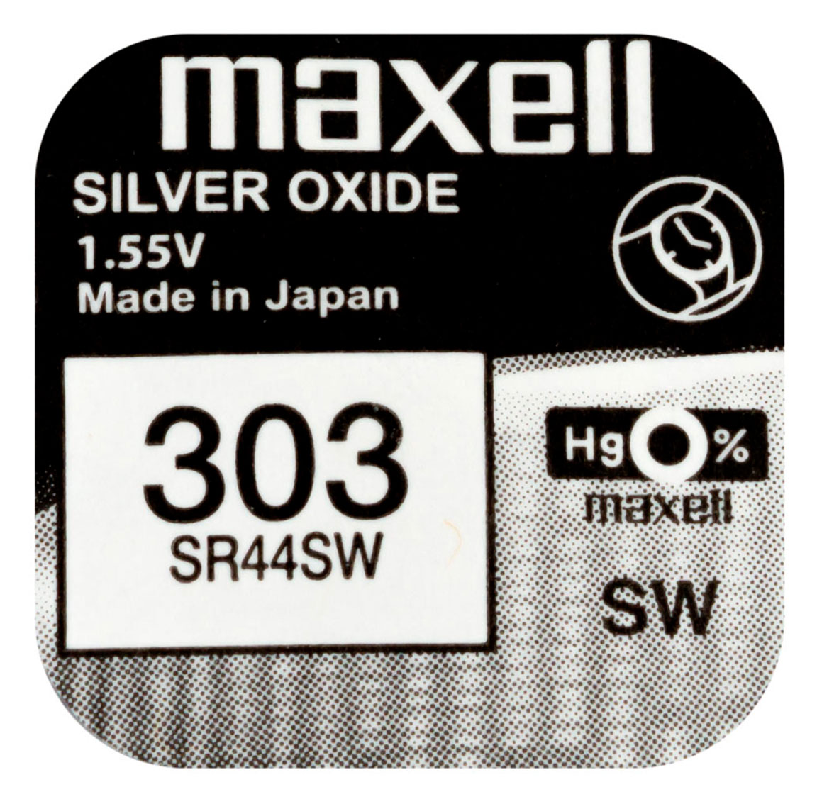 Maxell SR44SW hopeaoksidiparisto 303