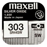 Maxell SR44SW hopeaoksidiparisto 303