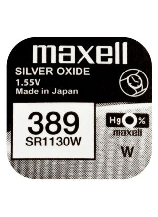 Maxell SR1130W hopeaoksidiparisto 389